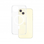 CARE by PanzerGlass - Case Transparent w. White MagSafe - iPhone 15 Plus