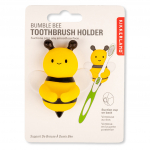 Kikkerland - Bumble Bee Toothbrush Holder - 5.5 cm x 6.75 cm x 3.25 cm