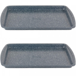 Russell Hobbs RH03858 Nightfall Stone Baking Tray 2 Pack