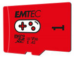 Emtec mSD 1TB UHS-I U3 V30 A2 Gaming Rouge