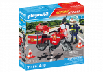 Playmobil - Fire Motorcycle & Oil Spill Incident (71466)