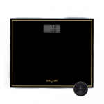 Salter 9207 BGHCFEU12 Compact Electronic Bathroom Scale, Black
