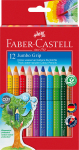 Faber-Castell - Coloured Pencil Jumbo Grip 12 pcs  (110912)