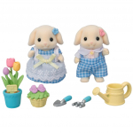 Sylvanian Families - Flower Garden Set - Flora Rabbit Brother & Sister (5736)