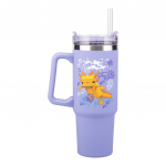 Paladone Minecraft Purple 900 ml Insulated Cup with Straw