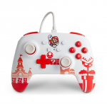 PowerA Enhanced Wired Controller For Nintendo Switch &ndash; Mario Red/White
