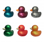 Magni - Bath duck with glitter 6 pcs - (3954)