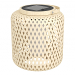 EGLO Marliano Solar Lantern &ndash; Elegant Brown/White Indoor & Outdoor Light