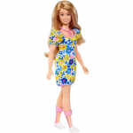 Barbie - Fashionistas - Down Syndrome Wearing Floral Dress (HJT05)