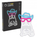 Manta SNL114MT Style Neon Lights BULDOG  WITH GLASSES