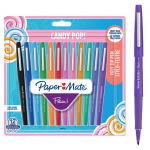 Paper Mate - Flair Felt Tip Pens - Assorted Candy POP Colours - 12 Count