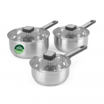 Salter BW14627 Expert 3 Piece (16/18/20cm) Pan Set