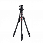 Rollei - Compact Traveler No. 2 Tripod - Aluminium - 43.5 cm Pack Size, 44 cm Min Height, 180 cm Max Height