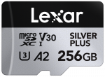 Lexar - microSDXC Professional SILVER Plus UHS-I/U3/A2/4K R205/W150 (V30) - 256GB