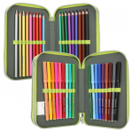 Dino World - Triple Pencil Case REFLECTOR ( 0411758 )