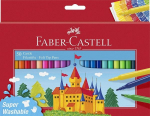 Faber-Castell - Felt Tip Pen Castle Pack of 50 in Cardboard Box (554204)