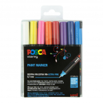 Posca - PC1MR - Extra Fine Tip Pen - Basic Colors, 16 pc