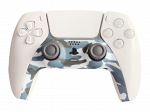 Piranha PS5 Controller Skins - Camo Blue