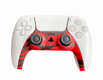 Piranha PS5 Controller Skins - Camo Red