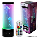 Party Fun Lights - Jellyfish Lamp with Remote Control - H: 30 cm (605403)