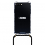 Lookabe Necklace iPhone 7/8+ gold black loo002