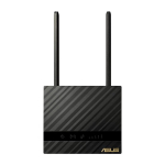 Juhtmevaba ruuter ASUS 4G-N16 Wi-Fi 4 (802.11n) Data speed 300 Mbit/s