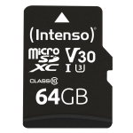 M&auml;lukaart MICRO SDXC 64GB C10/W/ADAPTER 3433490 INTENSO