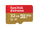 M&auml;lukaart MICRO SDHC 32GB UHS-I/W/A SDSQXAF-032G-GN6MA SANDISK