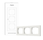 SMART SWITCH FRAME H2 (3-GANG)/WHITE FE-X02D-W AQARA