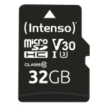 M&auml;lukaart MICRO SDHC 32GB C10/W/ADAPTER 3433480 INTENSO