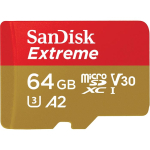 M&auml;lukaart MICRO SDXC 64GB UHS-I/W/A SDSQXAH-064G-GN6AA SANDISK