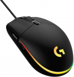 MOUSE USB OPTICAL G203/BLACK 910-005796 LOGITECH
