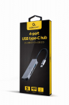 I/O jaotur USB-C 4PORT/UHB-CM-U3P1U2P3-01 GEMBIRD