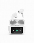 Peakomplekt BLUETOOTH/WHITE TWS-LCD-ANC-01-W GEMBIRD