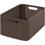 Pesukorv Curver&reg; STYLE M, Off Tumepruun, 38x29x17 cm