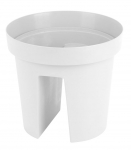 Lillepott GDA Modern Railing 113, 25,5x28cm, valge