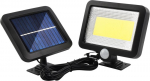Strend Pro taskulamp, p&auml;ikeseenergia, LED, 180 lm, liikumisandur, 15x12.7x2.5 cm