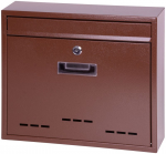 Postkast FLATBLOCK 310x360x90 mm, pruun
