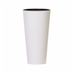 Vahet&uuml;kiga lillepott TUBUS Slim Shine 250x476 mm, valge