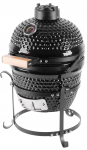 Grill BBQ Kamado Egg 13", l&auml;bim&otilde;&otilde;t 27 cm, 35x40,5x55 cm, grilli k&otilde;rgus 34,5 cm, must