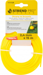 Trimmeri n&ouml;&ouml;r muruniidukitele 2,4mm, 15m, Strend Pro, HEX, professionaalne