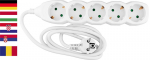 Pikenduskaabel Strend Pro DG-805B 1,50 m, 5 pistikupesa