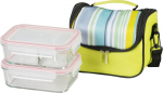 MagicHome purk, 2 tk komplekt, 2 x 900 ml, ristk&uuml;likukujuline, jahutiga, termokast, termokott, klaas