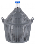 Demijohn Cada Inco 20 l, klaas/plast, 485x390/305 mm