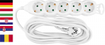 Pikenduskaabel Strend Pro GER DG-805B 5,00 m, 5 pistikupesa