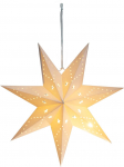 MagicHome j&otilde;ulukaunistus, t&auml;ht, paber, 10 LED-i soe valge, 2xAA, &uuml;ksikvalgusti, 40 cm