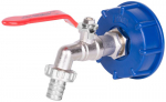 Adapter Strend pro kraaniga, ventiil 1/2-3/4 "+ plast- ja tsinkadapter + &auml;ravool, IBC
