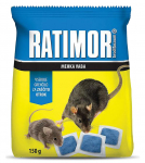 RATIMOR&reg; Brodifacoum v&auml;rske s&ouml;&ouml;t hiirtele ja rottidele, 120 g, pehme