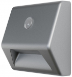 LEDVANCE NIGHTLUX&reg; Trepp Silver, liikumisanduriga, 3xAAA, 84x28x73 mm