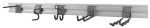 T&ouml;&ouml;riistahoidja Strend Pro G-mate GHS6, siinil 120 cm, 6 tk, + riidepuud, seinal
